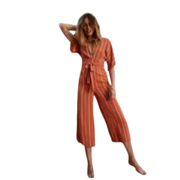 Sage The Label Striped Jumpsuit Size Small - Picture 1 of 6